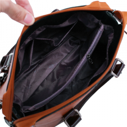 Luxury leather bag set incl purse 4 pcsSets