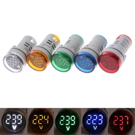 60-500V AC 22mm LED Digitalanzeige - Messgerät Anzeige