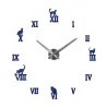 3D decorative wall quartz clock with roman numbersClocks