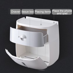 Toilet paper dispenser with drawer - waterproofBathroom & Toilet