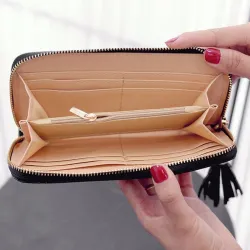 Damen elegante lange Geldbörse