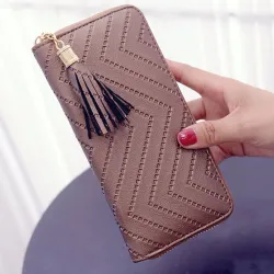 Damen elegante lange Geldbörse