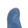 Denim Cross Spitze oben - Knie hoch - Gladiator Schuhe