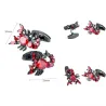Rote Zirkone Skorpion - Manschettenknöpfe