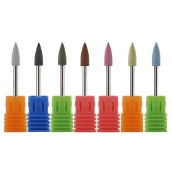 Silicone bullet head nail drill for manicure & pedicureNail drills