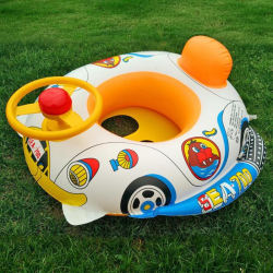 Inflatable swimming pool car - baby seatSwimming
