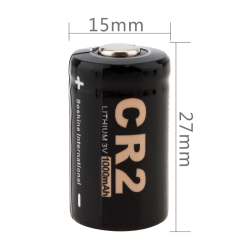CR 2 - 3V 1000mAh battery 2 piecesBattery