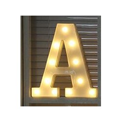 Leuchtende Buchstaben & Zahlen - LED Nachtlicht - Alphabet