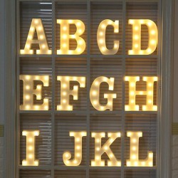 Luminous letters & numbers - LED night light - alphabetWall lights