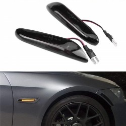 Smoke 16 LED - side marker light - turn signal indicators for BMW E90 E91 E92 E39 E60 E46 E83 E53 E36 - 2 pcsLights & lighting