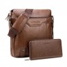 Fashionable leather crossbody & shoulder bag with wallet*Bags