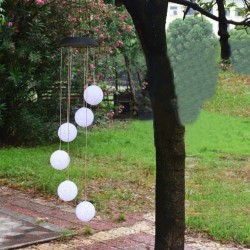 LED solar powered wind chimes light - hanging balls - lampLED strips