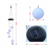 LED solar powered wind chimes light - hanging balls - lampLED strips