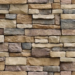 3D brick stone - rustic wallpaper - self-adhesive sticker- removableWall stickers