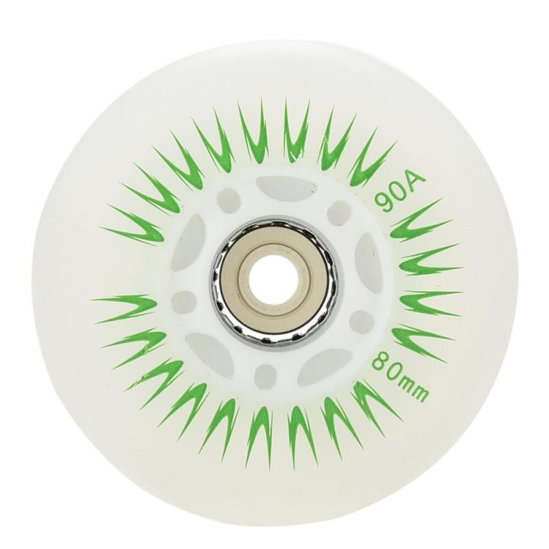 Flashing rubber wheels for roller skates - LEDSport & Outdoor