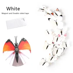 3D Schmetterlinge Wandaufkleber - Kühlschrankmagnete - 12 Stück