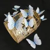 3D butterfly - wall sticker with magnet 12 piecesWall stickers
