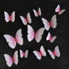 3D butterfly - wall sticker with magnet 12 piecesWall stickers
