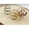 Gold & Silber Ohrclip - 1 Stück