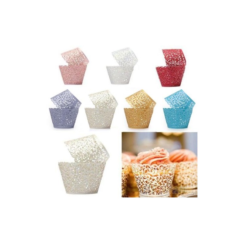 Muffin & Cupcake Papierverpackungen 12 Stück