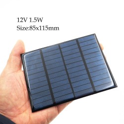 Solar panel 12V - mini batteryBattery & Chargers