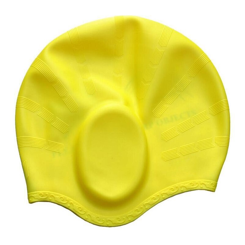 Silicone swimming cap - long hair & ears protectionSwimming