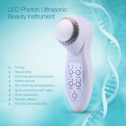 7 colors LED - photon ultrasonic face lifting - cleaner - wrinkle remover - beauty massagerSkin