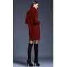 Lange Strickpullover mit Schildkrötenhals - Winterkleid
