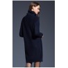 Lange Strickpullover mit Schildkrötenhals - Winterkleid