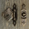 Antique hasp latch - decorative furniture protector - 12 piecesFurniture