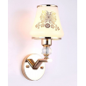 LED Wandleuchte - Ein- und Doppelkopf - gold Kristall