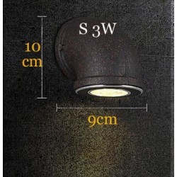 Iron pipe - wall mounted lampWall lights