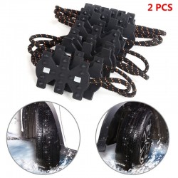 Winter anti-skid universal wheel tire emergency chain 2 piecesWheel parts