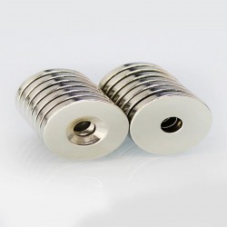N35 neodymium magnet - super strong round ring 20 * 3 * 5mm 10 piecesN35