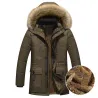 Dicke warme Kapuze Winterjacke