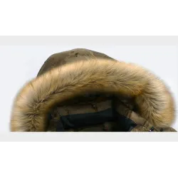 Dicke warme Kapuze Winterjacke
