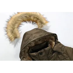 Dicke warme Kapuze Winterjacke