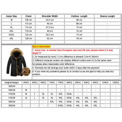 Dicke warme Kapuze Winterjacke