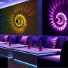 LED wall light with spiral hole - RGB - remote controllerWall lights