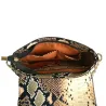 Schlangenhautmuster - kleine Schultertasche