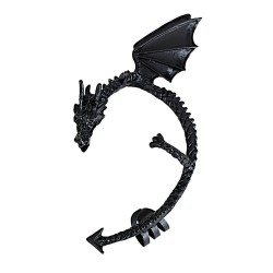 Gothic & punk Ohrring mit Drachen