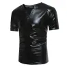 Shiny Metallic T-Shirt - Kurzarm
