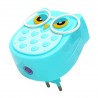 LED owl wall night light - light control sensor - EU plugWall lights