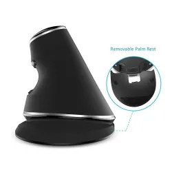 M618 Plus ergonomische vertikale drahtlose Maus mit abnehmbarer Palmauflage