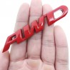 3D AWD - car sticker - chromeStickers