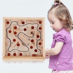 Maze game with ball - wooden educational toyEducational