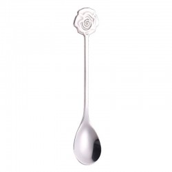 Heart & flower shape stainless steel spoon for tea & dessertsCutlery