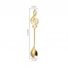 Decorative spoon with music note for tea & coffee & desserts - stainless steelCutlery