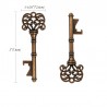 Schlüssel geformter Flaschenöffner - Vintage Schlüsselanhänger