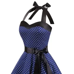 Vintage Spitze Kleid mit Polka Dots